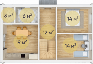 ПРОЕКТ №8 - 1 этаж