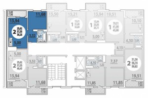 2-комнатная квартира