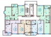 поэтажная планировка, литер 9, подъезд 4