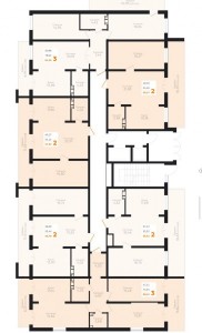 поэтажная планировка ЖК ТВИН ПАРК