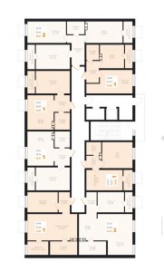 поэтажная планировка ЖК ТВИН ПАРК